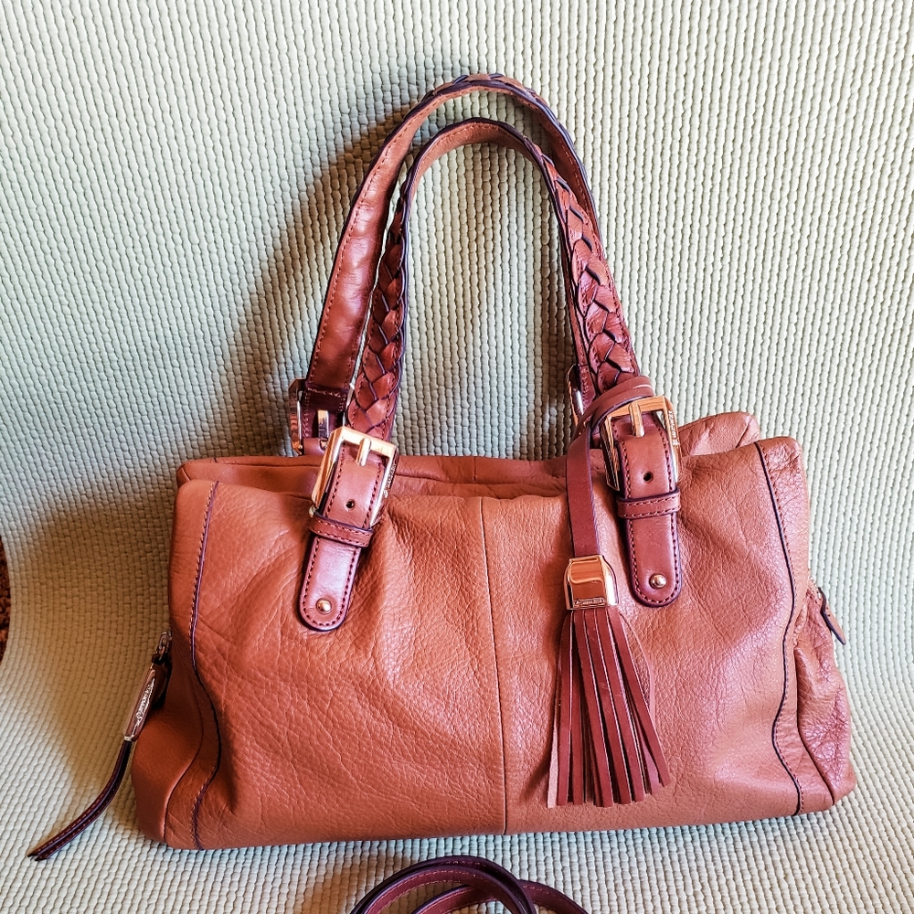 B Makowsky Leather handbag